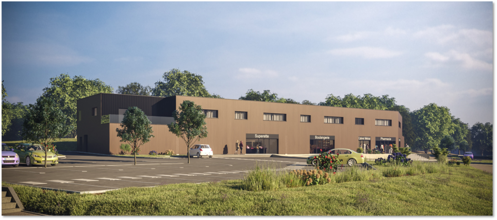 Centre commercial Vannes Bretagne Promoteur Seemo Promotion immobilière