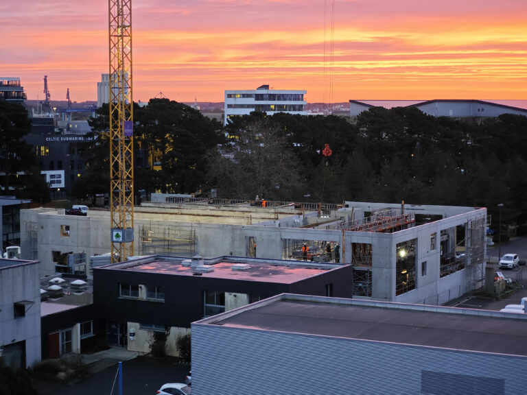 Vue R+1 du bâtiment Ulteam à La Base