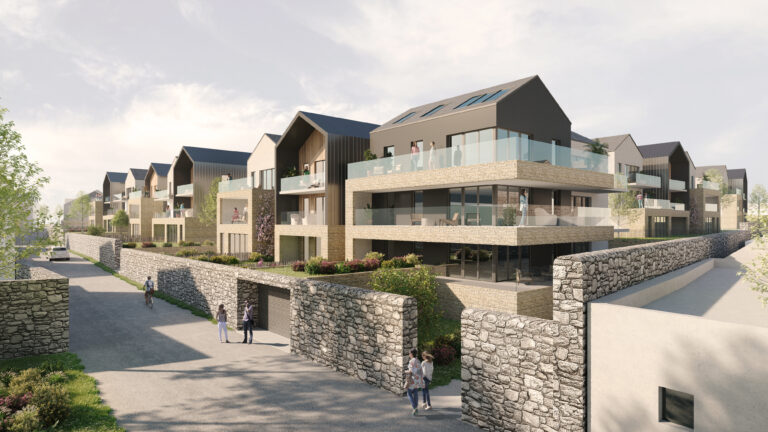Le parc des remparts, un programme immobilier d'appartements neufs et de maisons individuelles sur Port-Louis.