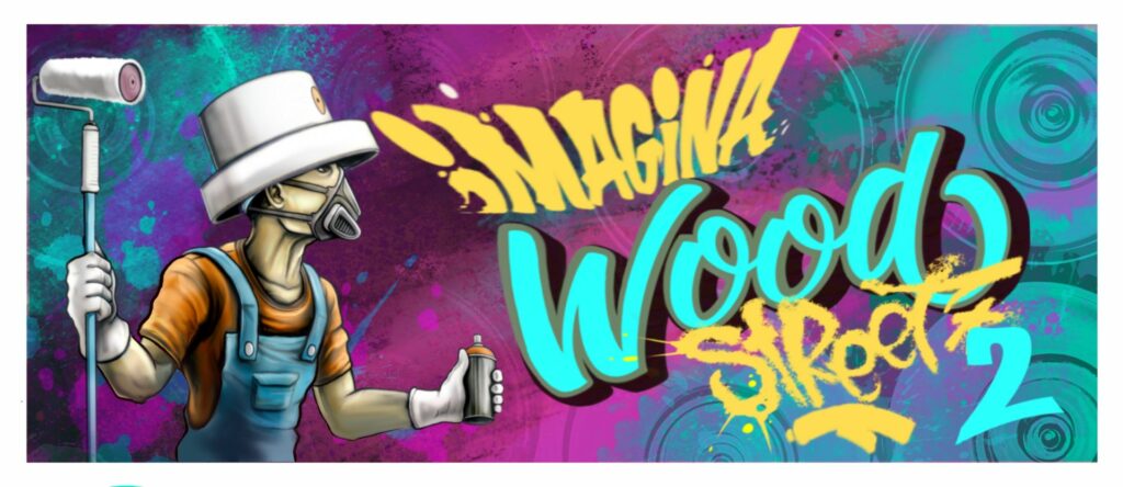 Wood Street 2 IMAGINA, un exposition de street art gratuite et éphémère organisée par SEEMO, Groupe Arc et Keredes et réalisée par la Diaspora Crew & Co