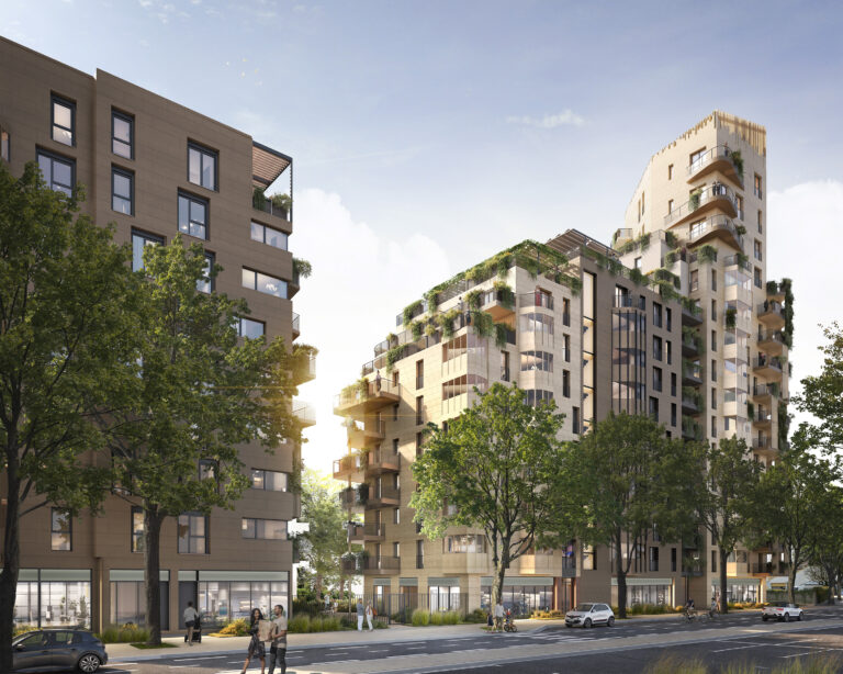 Programme immobilier IMAGINA à Lorient, Boulevard Cosmao dumanoir, réalisé par les promoteurs SEEMO Promoteur, Groupe Arc et Keredes.