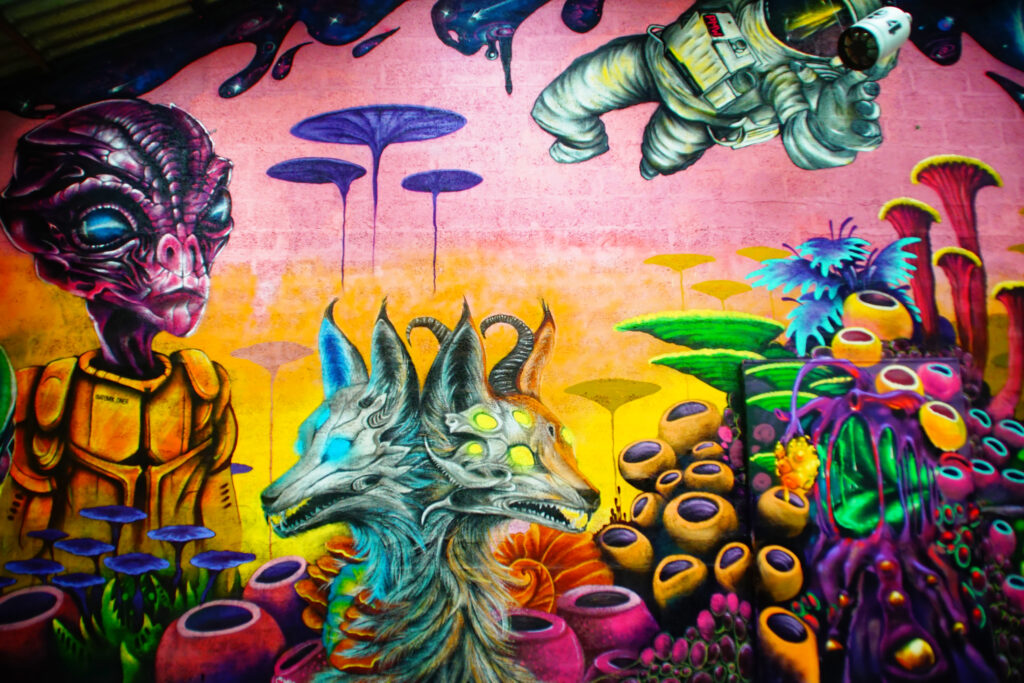 Wood Street 2 IMAGINA, exposition de Street Art sur Lorient organisée par SEEMO Promoteur, le Groupe Arc et Keredes.